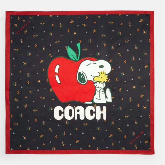 Coach X Peanuts Snoopy Silk Bandana - Picture 1 of 1